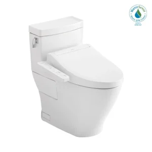 Toto®Washlet+® Legato One-Piece Elongated 1.28 Gpf Toilet And Washlet C2 Bidet Seat, Cotton White
