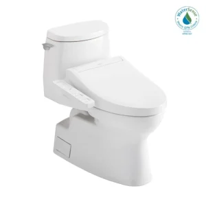 Toto® Washlet+® Carlyle® II 1G® One-Piece Elongated 1.0 Gpf Toilet And Washlet+® C2 Bidet Seat, Cotton White
