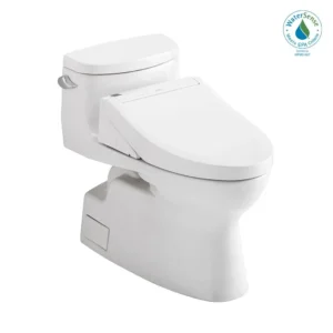 Toto® Washlet+® Carolina® II One-Piece Elongated 1.28 Gpf Toilet And Washlet+® C5 Bidet Seat, Cotton White