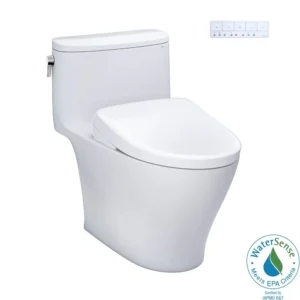 TOTO Neuxs One-Piece Elongated 1.28 GPF Toilet W/ WASHLET+ S7A & AU