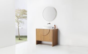 CELLE - Pecan Oak - White Countertop - 36" - Image 3