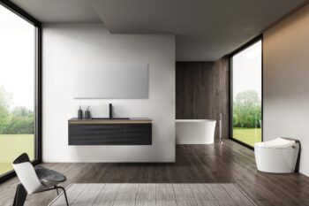 OSLO - Matte Black - Premium Black Sintered Stone Countertop - 48" - Image 2