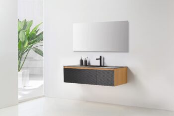 OSLO - Matte Black - Premium Black Sintered Stone Countertop - 48" - Image 3