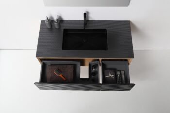 OSLO - Matte Black - Premium Black Sintered Stone Countertop - 48" - Image 4