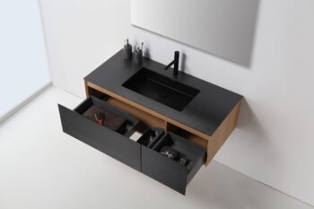 OSLO - Matte Black - Premium Black Sintered Stone Countertop - 48" - Image 6