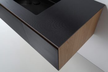 OSLO - Matte Black - Premium Black Sintered Stone Countertop - 48" - Image 7