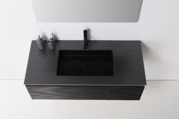 OSLO - Matte Black - Premium Black Sintered Stone Countertop - 48" - Image 9