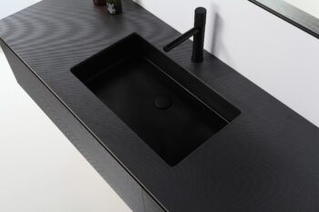 OSLO - Matte Black - Premium Black Sintered Stone Countertop - 60" - Image 5