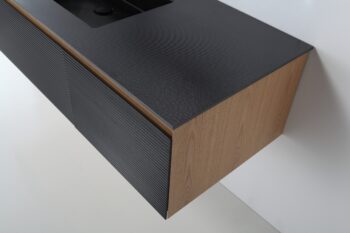 OSLO - Matte Black - Premium Black Sintered Stone Countertop - 60" - Image 7