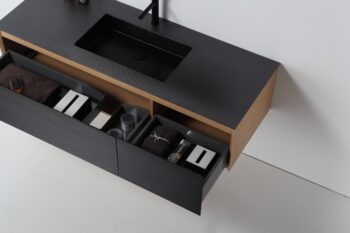 OSLO - Matte Black - Premium Black Sintered Stone Countertop - 60" - Image 8