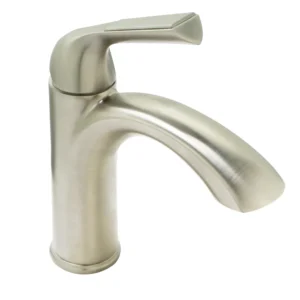 Huntington Brass Single Hole Lavatory Faucet In Pvd Satin Nickel