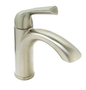 Huntington Brass Single Hole Lavatory Faucet In Pvd Satin Nickel