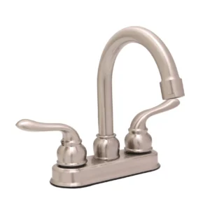 Huntington Brass Isabelle Center Set Faucet In Satin Nickel