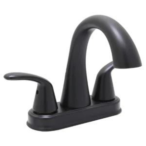 Huntington Brass Trend Center Set Faucet In Matte Black