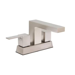 Huntington Brass Razo 4″ Centerset Lavatory Faucet W/ Brass Pop-Up，Nk In Pvd Satin Nickel