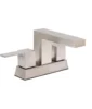 Huntington Brass Razo 4″ Centerset Lavatory Faucet W/ Brass Pop-Up,Nk In Pvd Satin Nickel