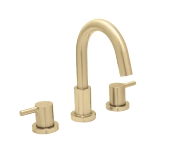 Huntington Brass Euro Widespread Lavatory Faucet In Pvd Satin Nickel