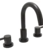 Huntington Brass Euro Widespread Lavatory Faucet In Matte Black