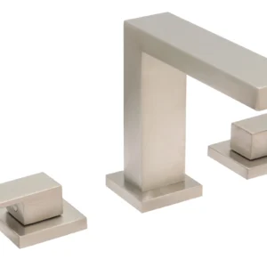 Huntington Brass Razo 8″ Widespread Lavatory Faucet In Satin Nickel