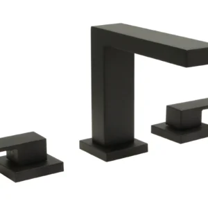 Huntington Brass Razo 8″ Widespread Lavatory Faucet In Matte Black