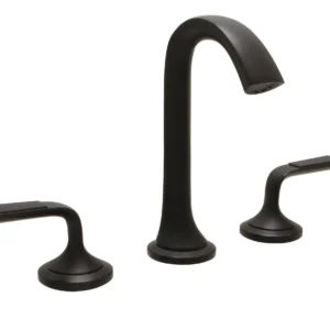 Huntington Brass Joy 8″ Widespread Lavatory Faucet In Matte Black