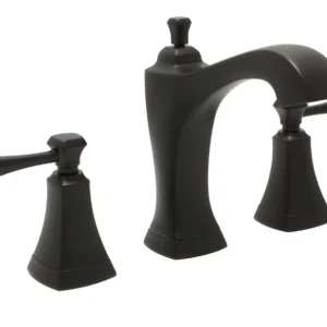 Huntington Brass Davenport Widespread Lavatory Faucet In Matte Black