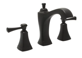 Huntington Brass Davenport Widespread Lavatory Faucet In Matte Black