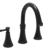 Huntington Brass Woodbury 8″ Widespread Lavatory Faucet In Matte Black
