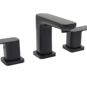 Huntington Brass Sevaun Widespread Lavatory Faucet In Matte Black