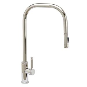 Waterstone Fulton Industrial Extended Reach PLP Faucet – Toggle Sprayer – Graphite