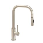 Waterstone Fulton Industrial PLP Pulldown Faucet - Toggle Sprayer - Antique Pewter