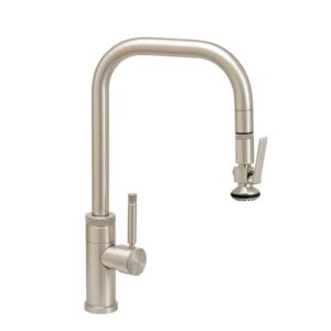 Waterstone Fulton Industrial PLP Pulldown Faucet – Lever Sprayer – Graphite