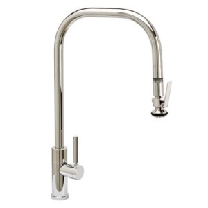 Waterstone Fulton Modern Extended Reach PLP Faucet – Toggle Sprayer – Graphite