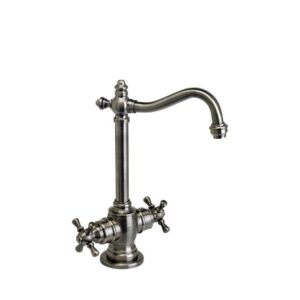 Waterstone Annapolis Hot and Cold Filtration Faucet – Cross Handles – American Bronze