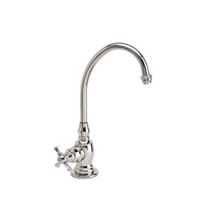 Waterstone Hampton Hot Only Filtration Faucet – Cross Handle – American Bronze