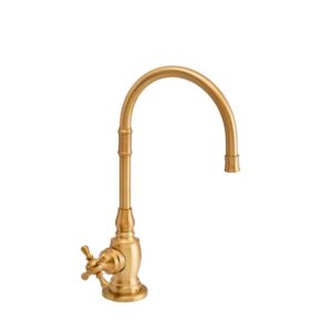 Waterstone Pembroke Cold Only Filtration Faucet – Cross Handle – American Bronze
