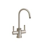 Waterstone Industrial Hot and Cold Filtration Faucet - C-Spout - Polished Gold