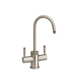 Waterstone Industrial Hot and Cold Filtration Faucet – C-Spout – Matte Black