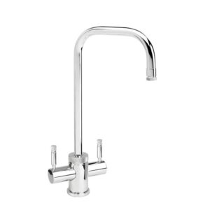 Waterstone Industrial Bar Faucet – 2 Bend U-Spout – American Bronze