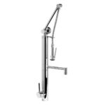 Waterstone Contemporary Gantry Pulldown Faucet - Straight Spout - Chardonnay