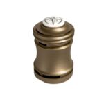 Waterstone Traditional Single Port Air Gap - Matte Antique Brass