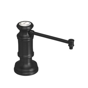 Waterstone Traditional Soap/lotion Dispenser – Extended Straight Spout – Matte Black