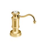 Waterstone Traditional Soap/Lotion Dispenser - Hook Spout - Matte Antique Copper