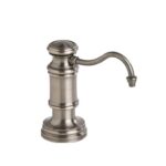 Waterstone Traditional Soap/Lotion Dispenser - Hook Spout - Black Nickel