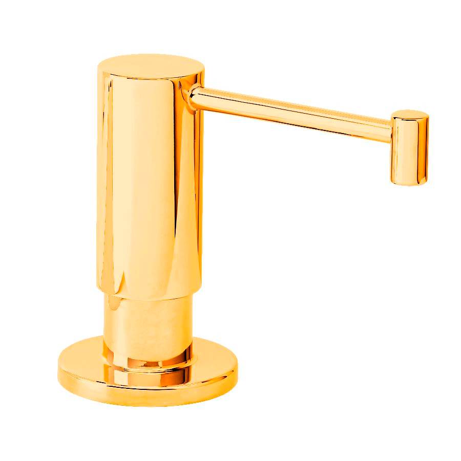 Waterstone Contemporary Soap/Lotion Dispenser - Polished Gold