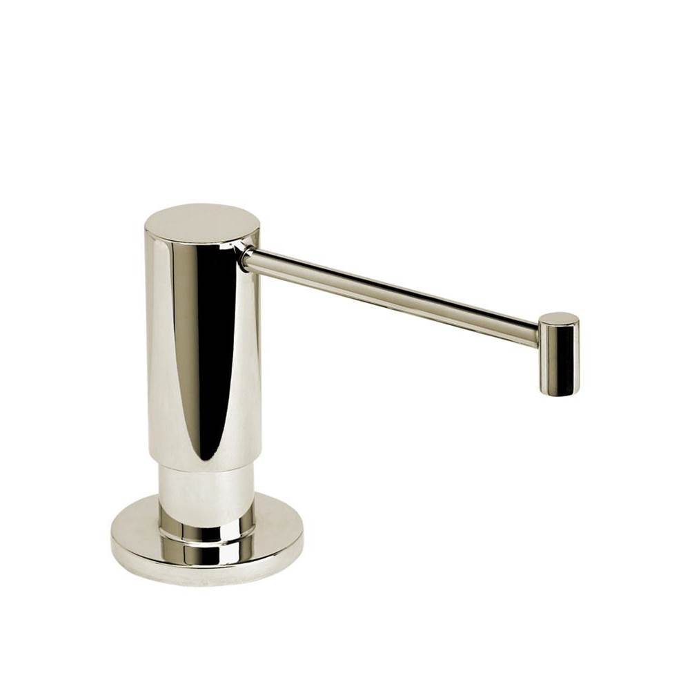 Waterstone Contemporary Soap/lotion Dispenser - Extended Straight Spout - Polished Nickel