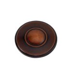 Waterstone Traditional Sink Hole Cover - Finish Button - Unlacquered Polished Brass