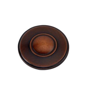 Waterstone Traditional Sink Hole Cover – Finish Button – Caribbean Bronze