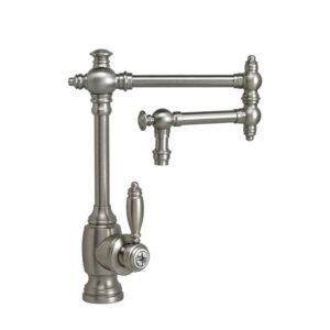 Waterstone Towson Kitchen Faucet – 18” Articulated Spout – Distressed Antique Copper