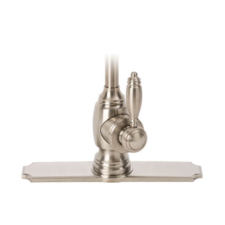 Waterstone Traditional 10'' Escutcheon Plate - Polished Copper